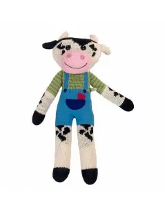 Doudou Vache tricoté 50 cm - 