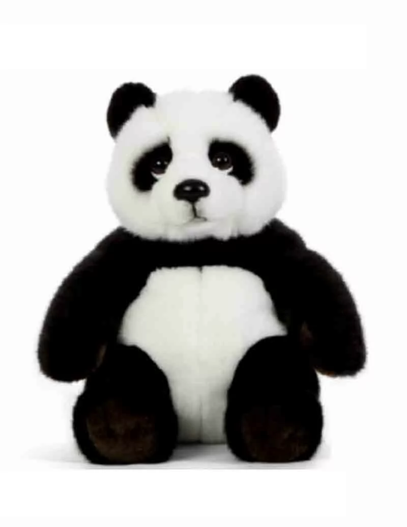 Peluche Panda Assis 35 cm Living Nature - 