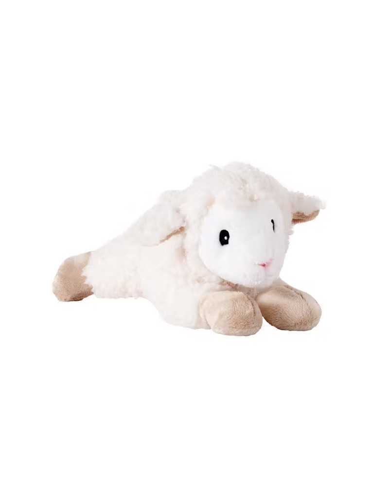 La peluche mouton couche bandana  Ets Lascars 35 cm - 