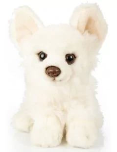 Chihuahua, assis (blanc) - 18 cm -
