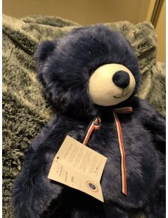 Peluche Ourson Marine 50 cm Fabriqué en France - 