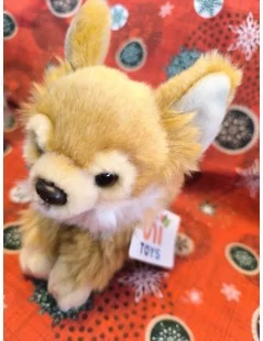 Chihuahua, assis (marron) - 18 cm - 