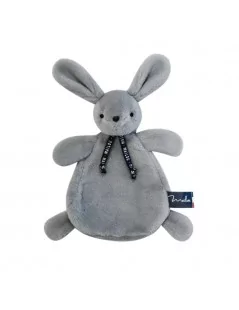 Lapin DORLOTIN - Doudou - Gris 22 cm Made In France - 