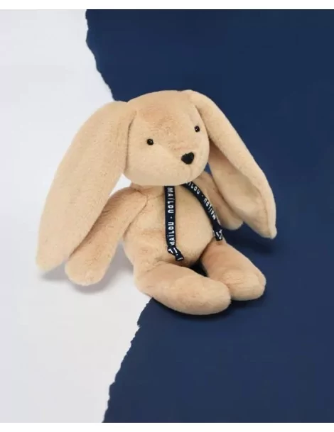 Lapin DORLOTIN - Pantin - Beige - 22cm Made in France - 