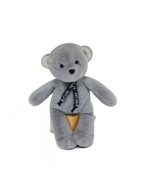 Ours DORLOTIN - Le Super Pantin Gris de 22 cm - 