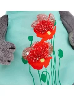 Peluche raton laveur Daisy collection Life Coquelicots 18 cm - 