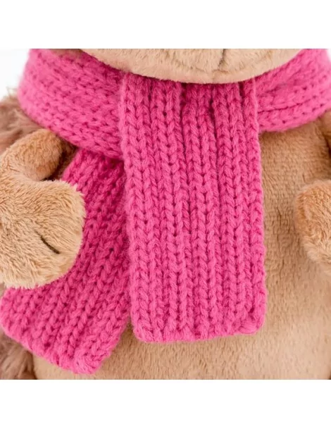 Peluche, Collection Life - Fluffy le hérisson avec son chapeau à double pompon (18 cm) - 