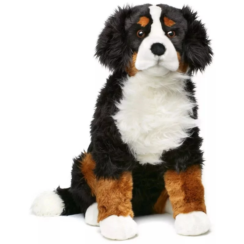 Peluche Bouvier bernois, assis - 57 cm Unitoys Ecofriendly - 