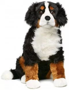 Peluche Bouvier bernois, assis - 57 cm Unitoys Ecofriendly - 