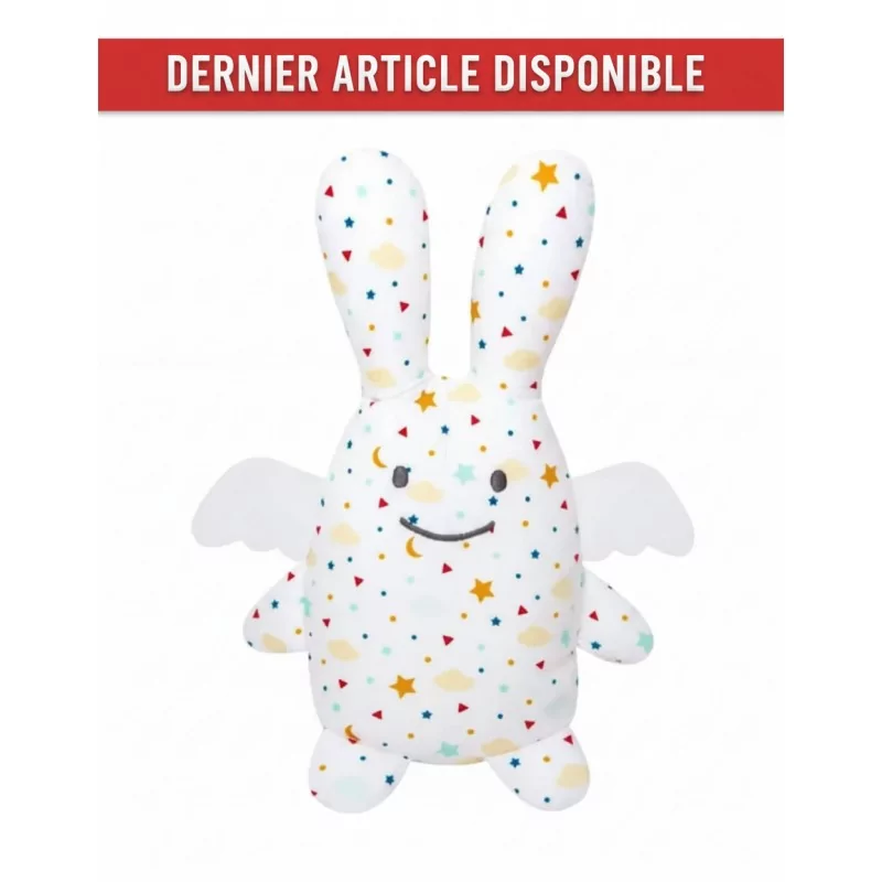 Trousselier Ange Lapin Etoiles avec Hochet 18 cm -
