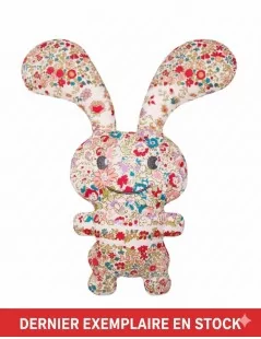 Hochet Bébé Fille Liberty Rouge Funny Bunny 24 cm Trousselier - 
