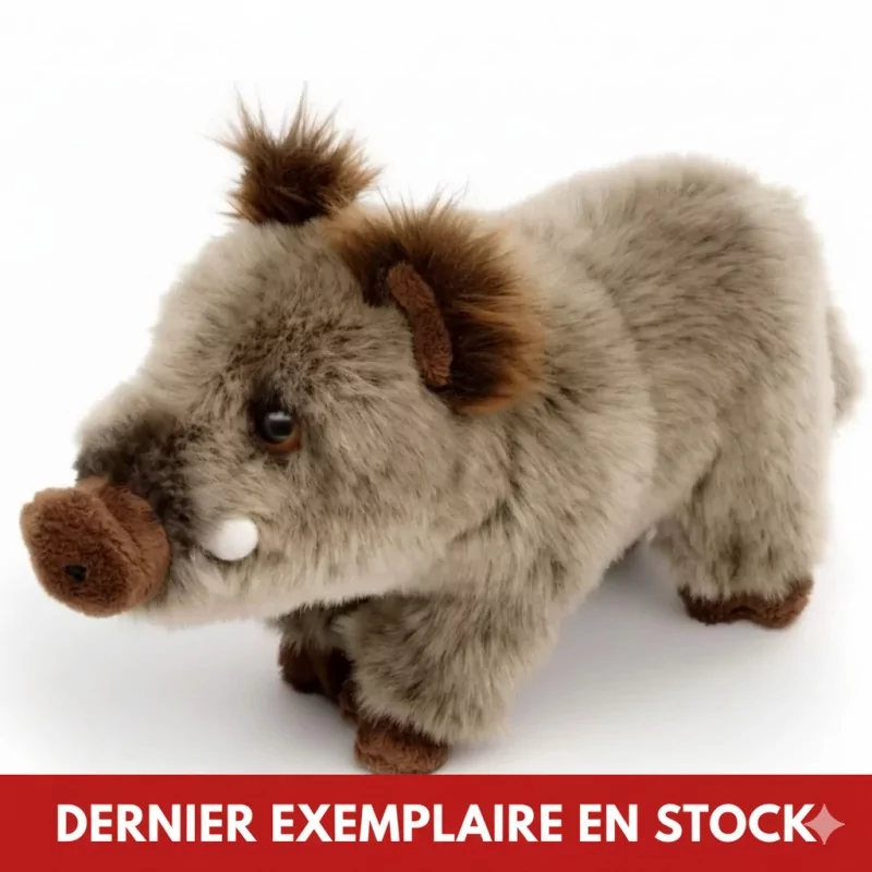 Peluche Sanglier, debout - 25 cm Unitoys Ecofriendly - 