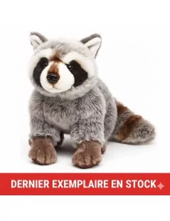 Peluche Raton laveur, assis - 25 cm Unitoys Ecofriendly - 