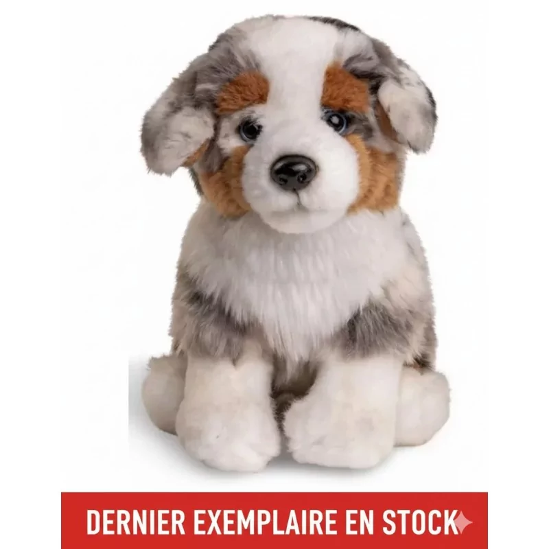 Peluche Chiot berger australien 22 CM Unitoys Ecofriendly - 