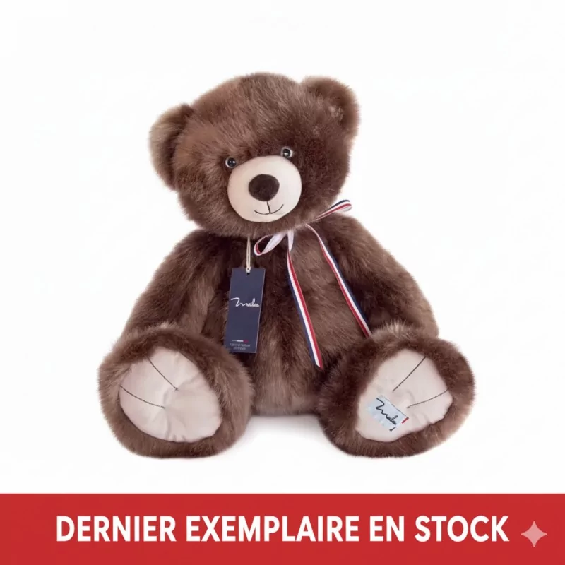 Ours en peluche Mailou couleur taupe 50 cm - 