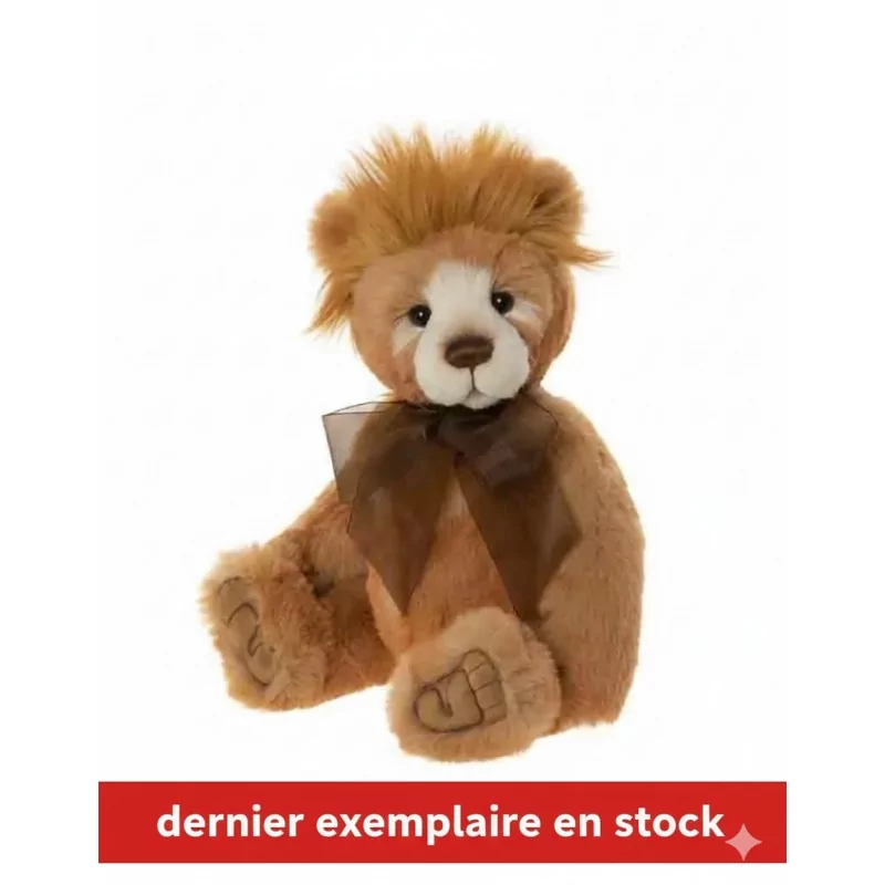 Ours en peluche Hawkins Charlie Bears 40 cm - 