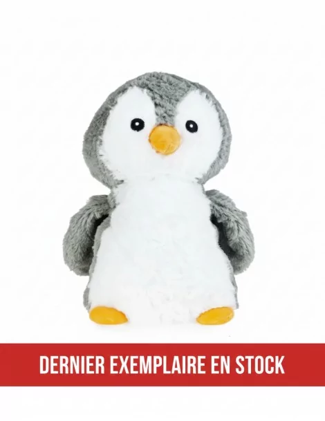 Peluche Pingouin Bouillotte 25 cm - 