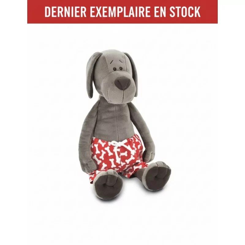 Cookie le chien en peluche en short 25 cm Orange Toys - 