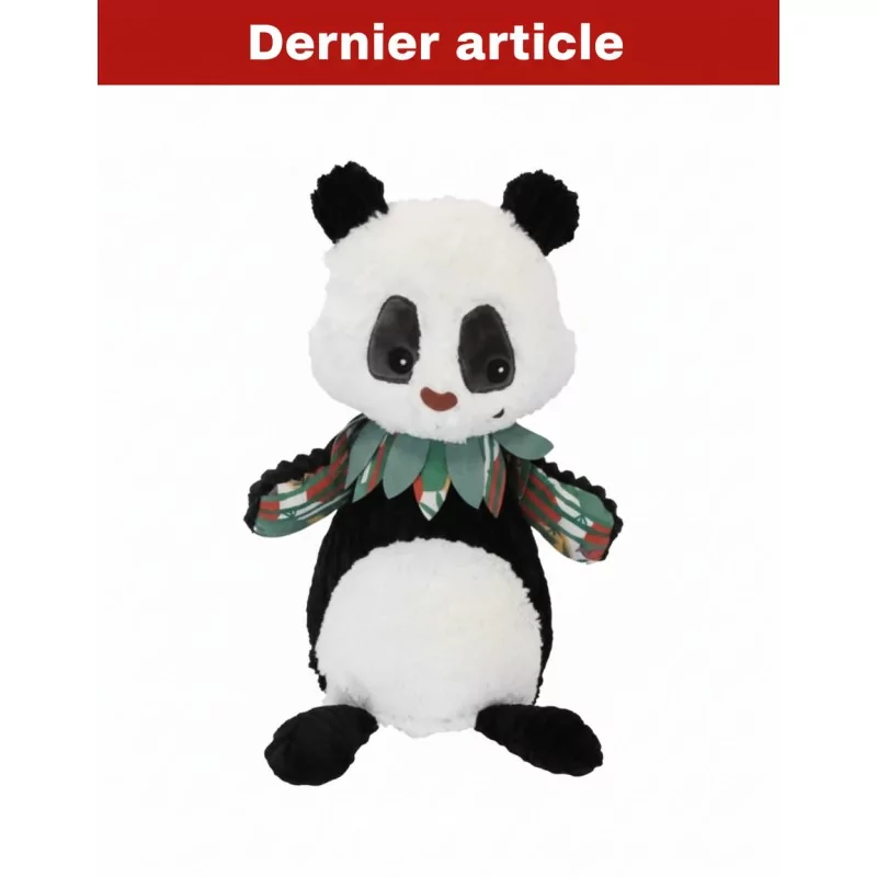 Peluche Panda Rototos 33 cm Les Déglingos - 