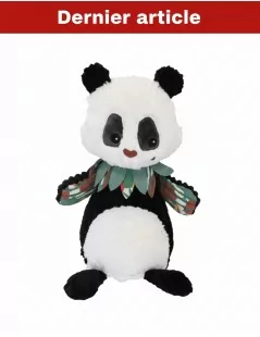 Peluche Panda Rototos 33 cm Les Déglingos - 