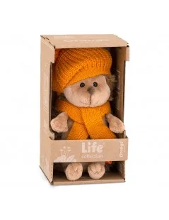 Peluche Collection Life - Prickle le hérisson Bonnet orange