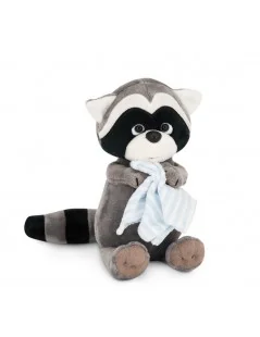 Peluche Raton Laveur Denny avec serviette 18 cm