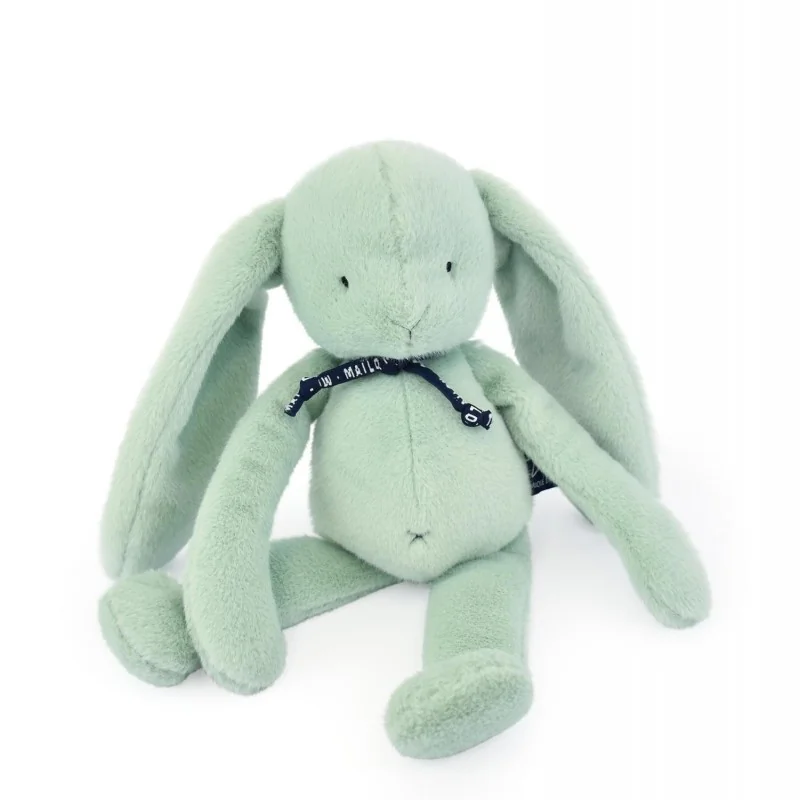 Gros Lapin Méloé - 56 cm Vert Sauge Made in France - 