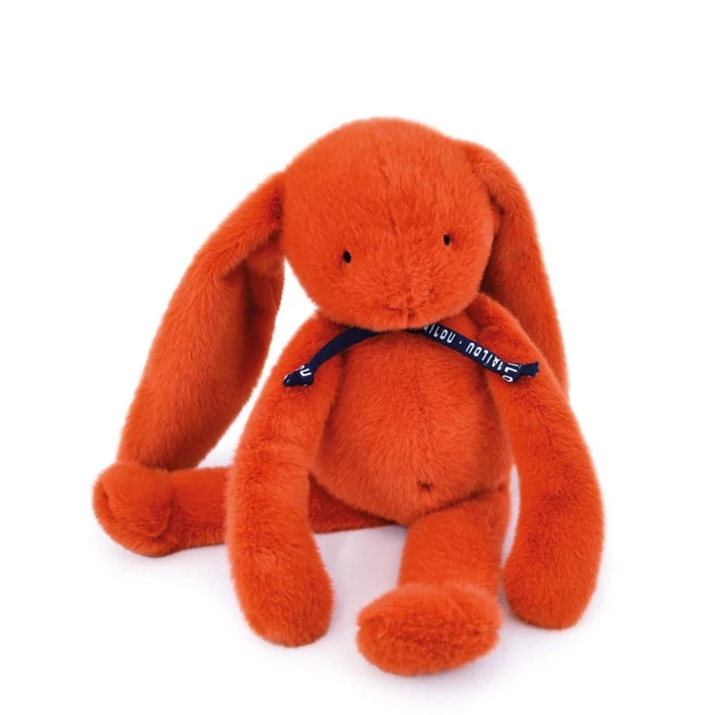 Gros Lapin Méloé Potiron - 56 cm Made in France - 