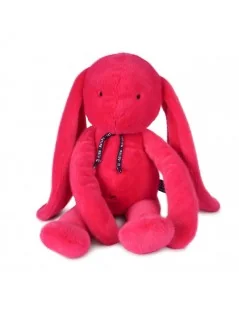 Gros Lapin Méloé Fuchsia Peps - 56 cm Made in France - 