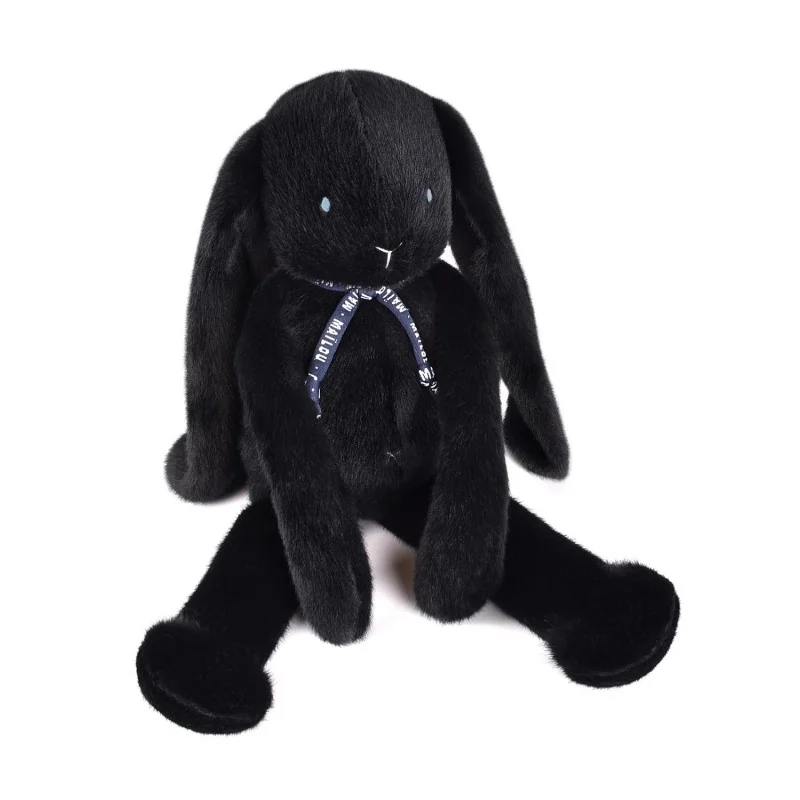 Gros Lapin Méloé - 56 cm Noir Made in France - 