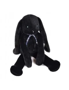Gros Lapin Méloé - 56 cm Noir Made in France - 