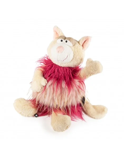 Peluche Chat Karma Kate 37 cm - Beasts Sigikid | Chat Original et Fantaisiste - 